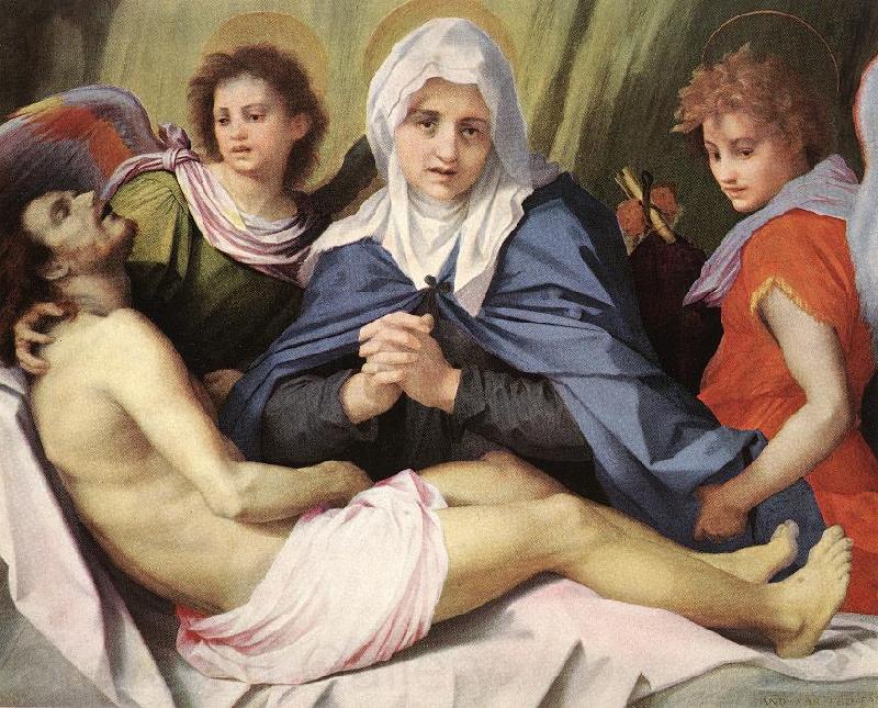 Andrea del Sarto Lamentation of Christ gg France oil painting art